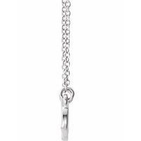 Sterling Silver Infinity-Inspired Knot Design 18" Necklace 2