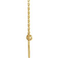 14K Yellow Double Heart 17" Necklace 2