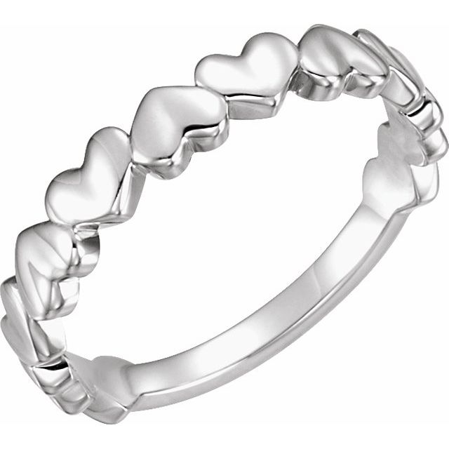 Sterling Silver Heart Ring 1