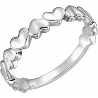Sterling Silver Heart Ring 1