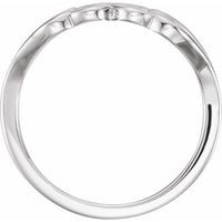 Platinum Heart Ring 2