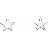 Sterling Silver Star Earrings 2