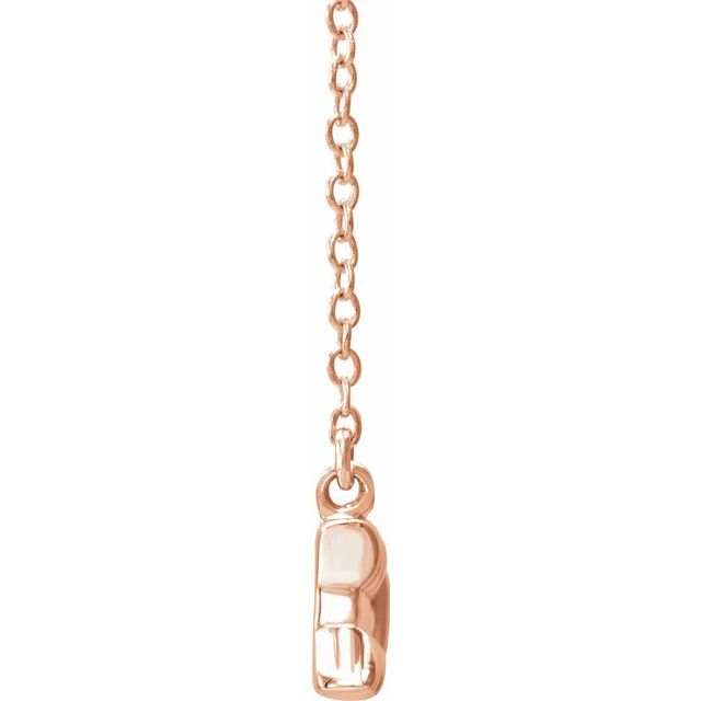 14K Rose Arrow 16"-18" Necklace 2