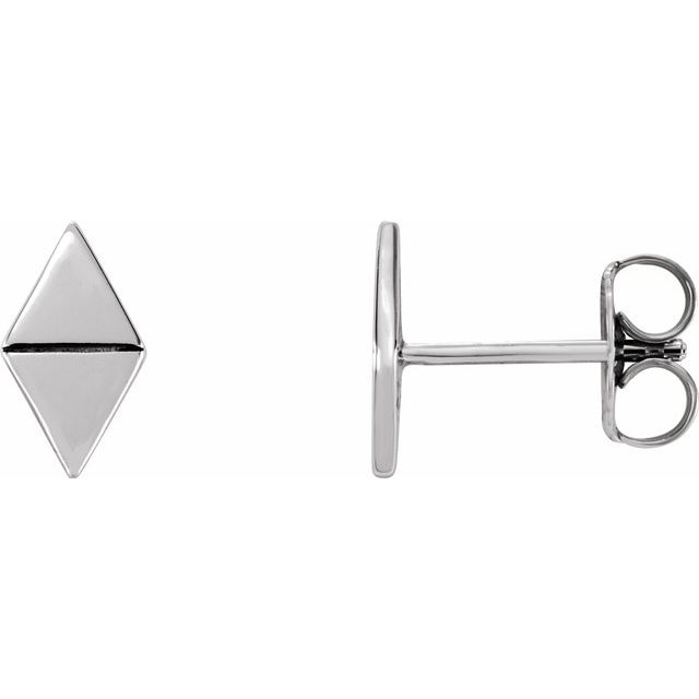 Sterling Silver Geometric Earrings 1