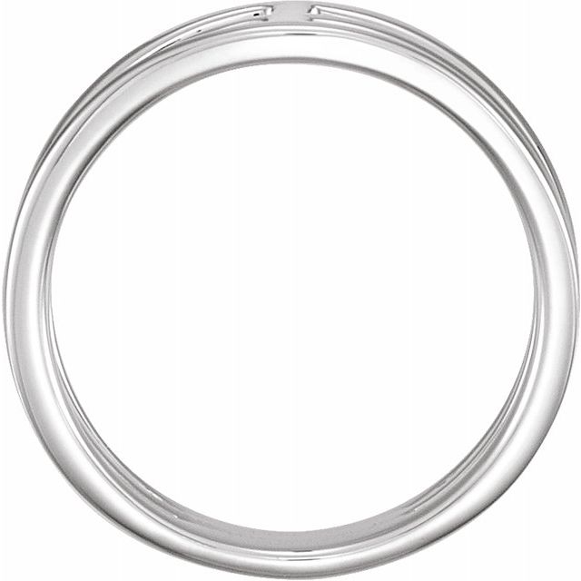 Sterling Silver Negative Space Ring 2
