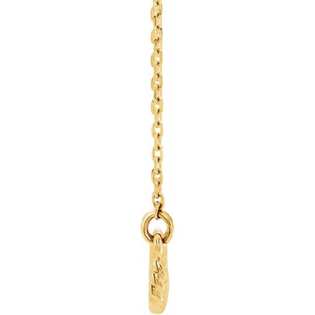 14K Yellow Rope Infinity-Inspired 18" Necklace 2
