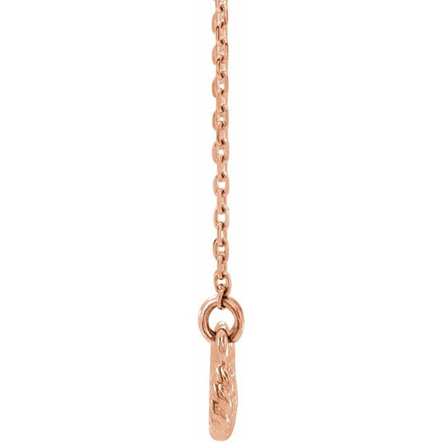14K Rose Rope Infinity-Inspired 18" Necklace 2