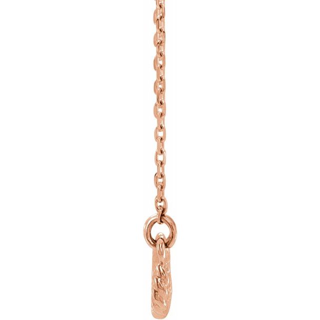 14K Rose Rope Infinity-Inspired 18" Necklace 2