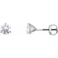14K White 1/5 CTW Diamond Earrings 1