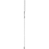 14K White 1/8 CTW Diamond Bar Y 16-18" Necklace 2
