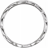 Sterling Silver Interlocking Stackable Link Ring 2