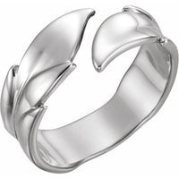 Sterling Silver Leaf Ring 1