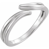 Sterling Silver Bypass Ring 1