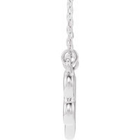 Platinum Infinity-Inspired Heart 16-18" Necklace 2