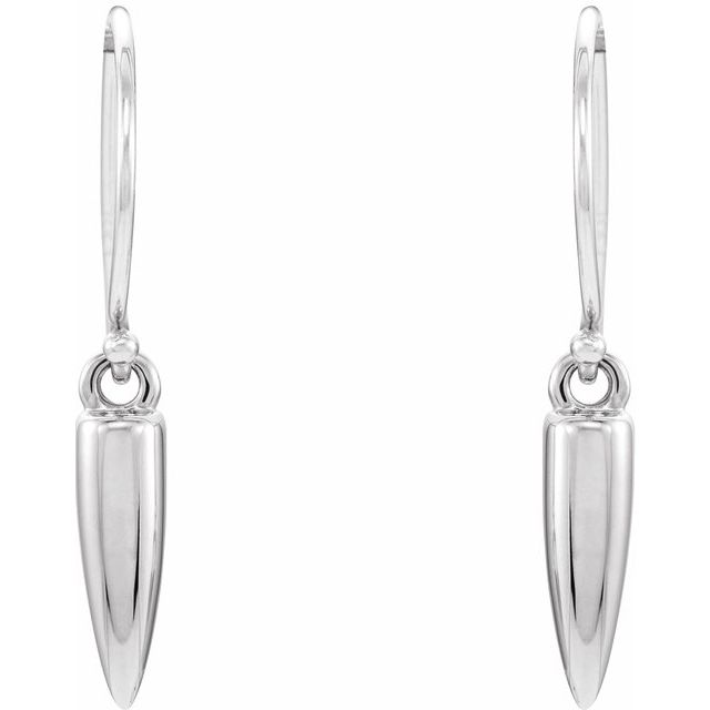 Sterling Silver Geometric Dangle Earrings 2