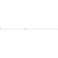 14K White .06 CTW Diamond Initial R 6-7" Bracelet 2