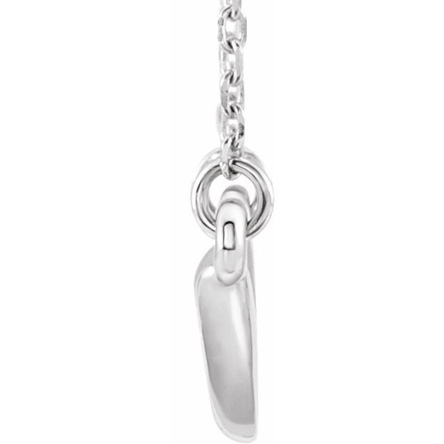 Sterling Silver Horn 16-18" Necklace 2
