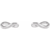 Sterling Silver Infinity-Inspired Earrings 2