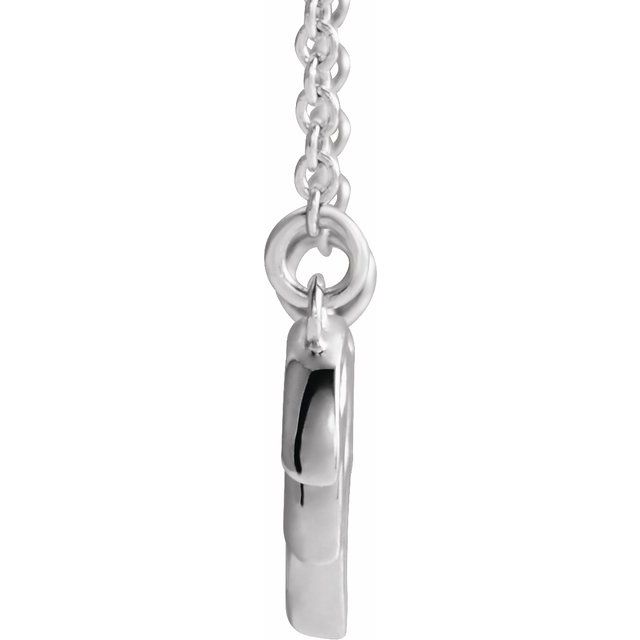 Sterling Silver Leaf 16-18" Necklace 2
