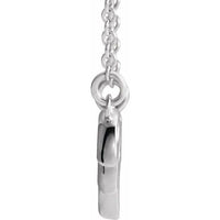 Sterling Silver Leaf 16-18" Necklace 2