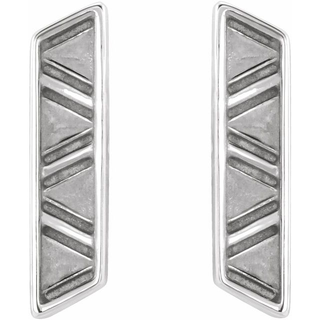 Sterling Silver Geometric Earrings 2