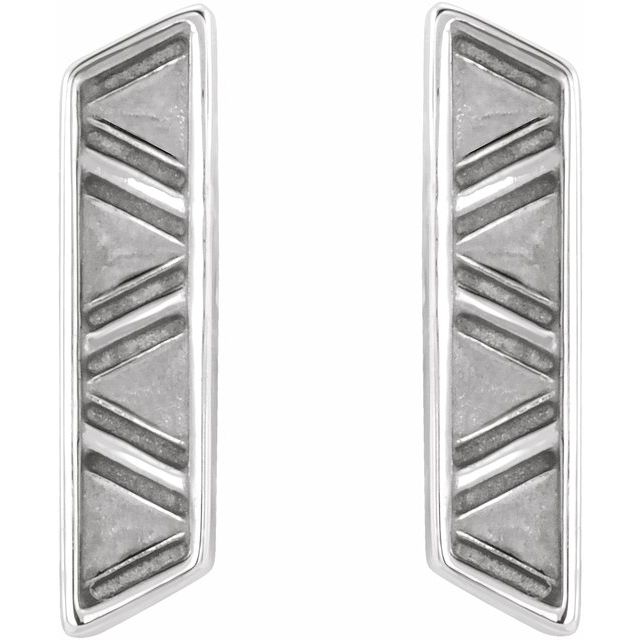 Sterling Silver Geometric Earrings 2