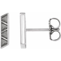 Sterling Silver Geometric Earrings 1