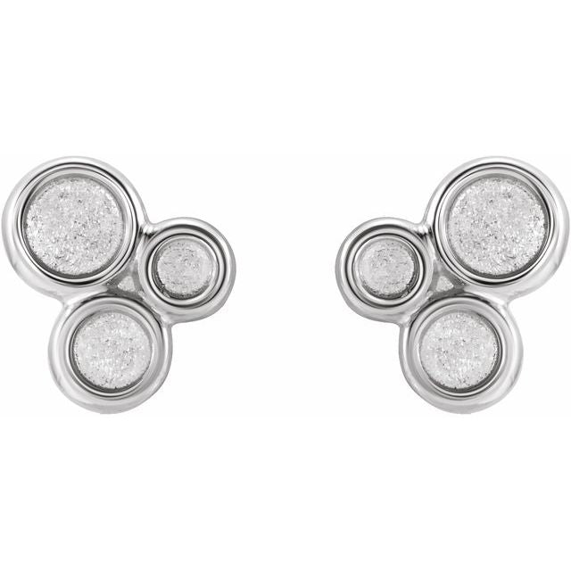 Sterling Silver Geometric Earrings 2
