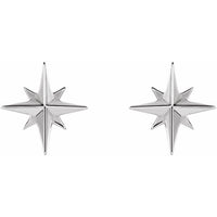 Sterling Silver Star Earrings 2