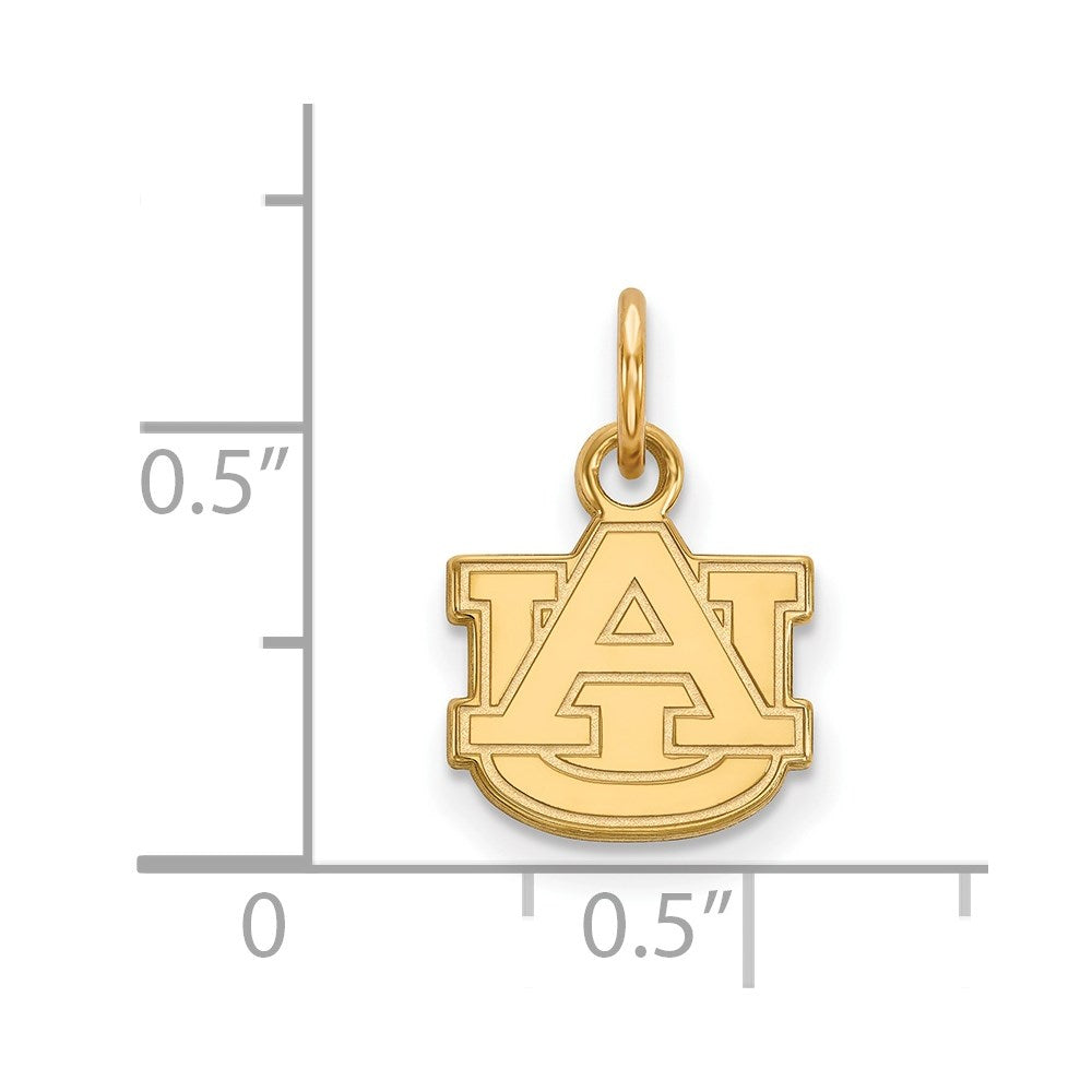 14k Gold  Auburn University XS Pendant