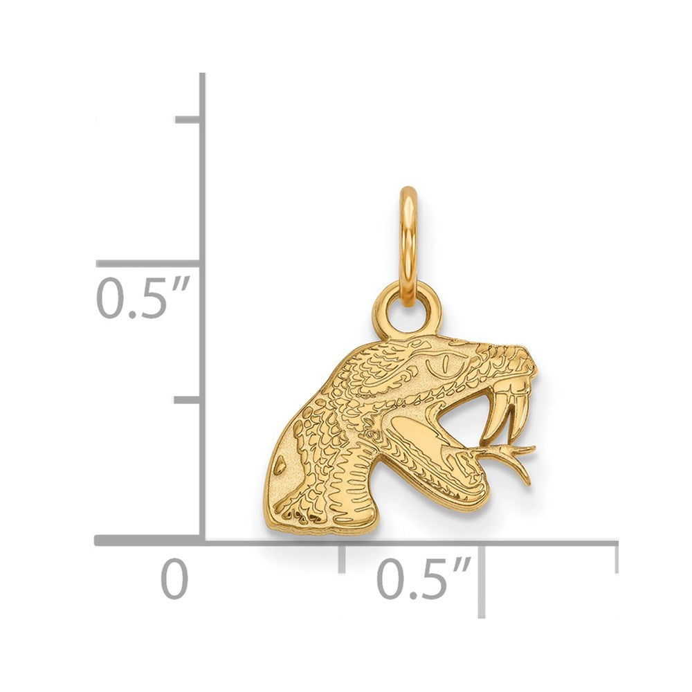 14k Gold  Florida A and M University XS Pendant