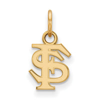 14k Gold  Florida State University XS Pendant