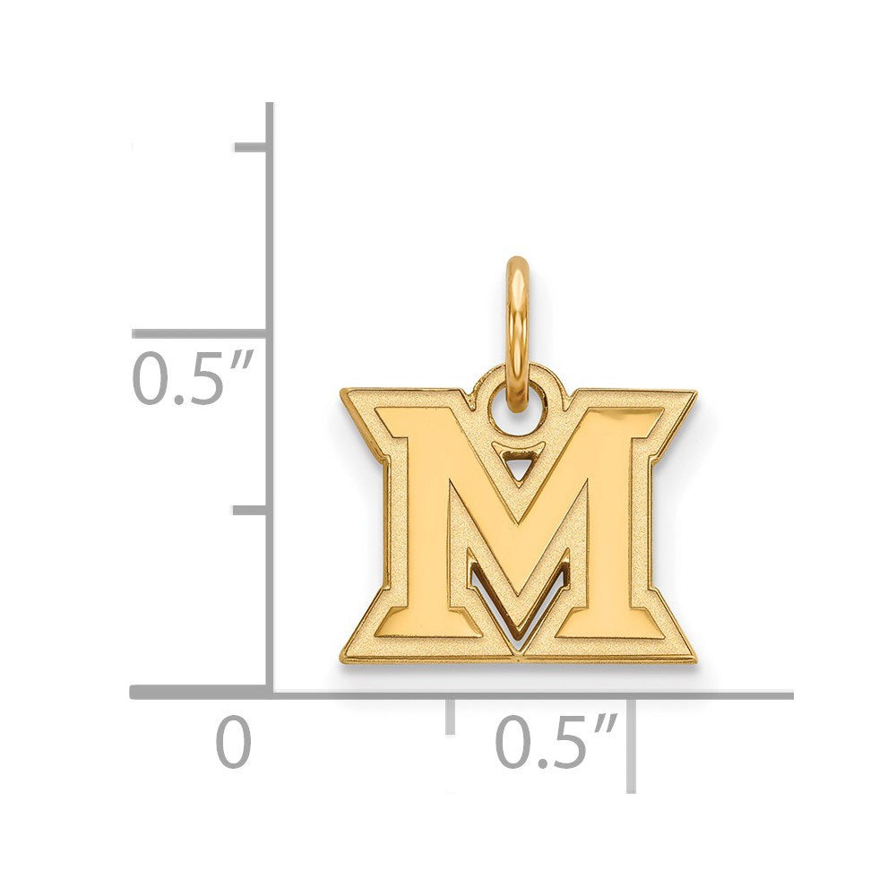 14ky  Miami University XS Pendant