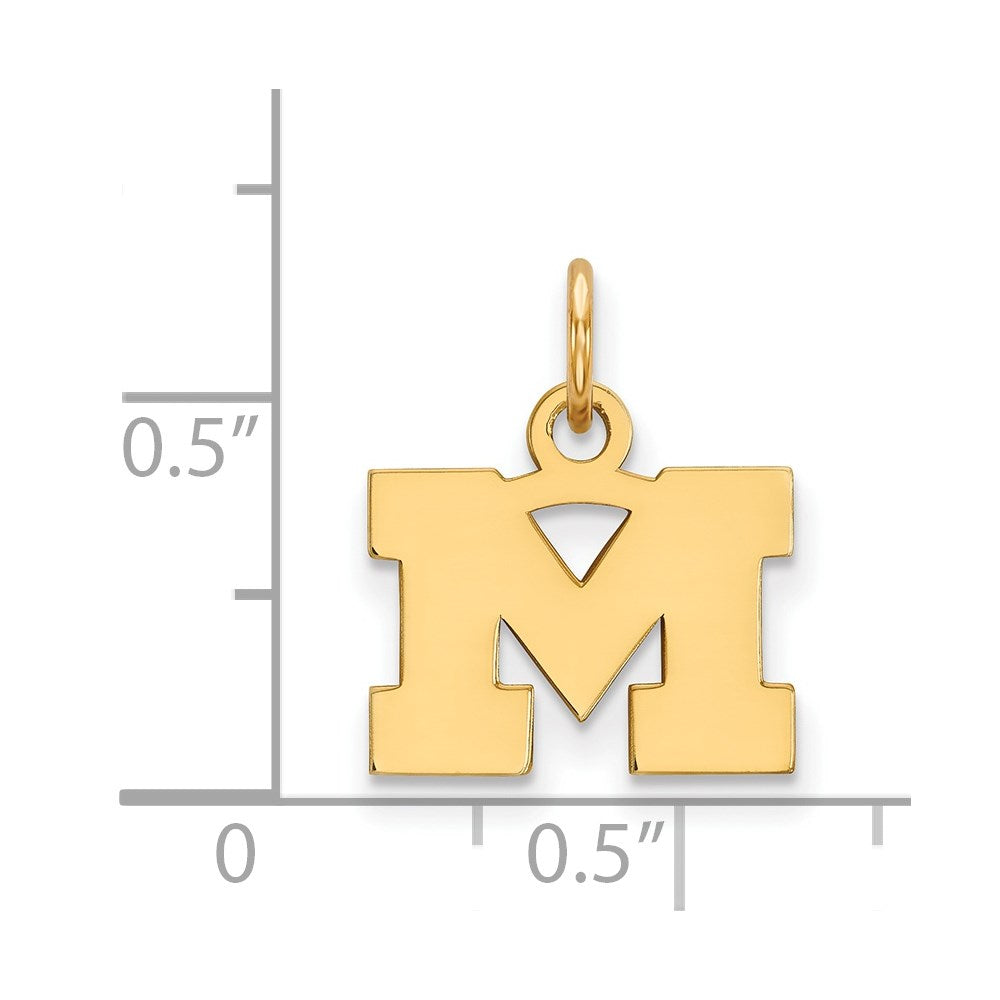14ky  Michigan (Univ Of) XS Pendant