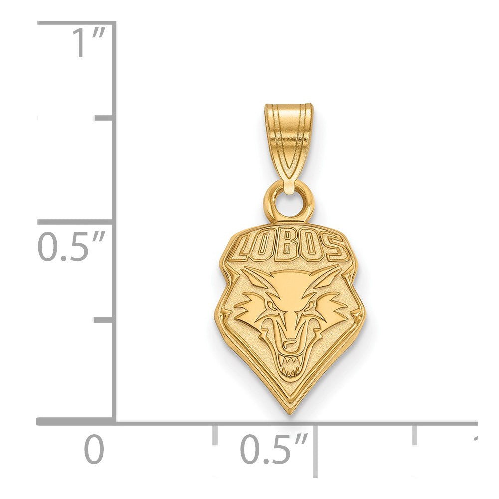 14ky  University of New Mexico Small Pendant