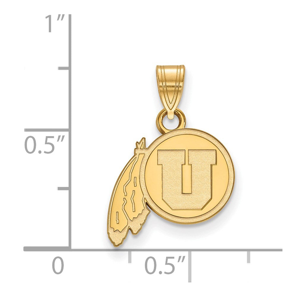 14ky  University of Utah Small Pendant