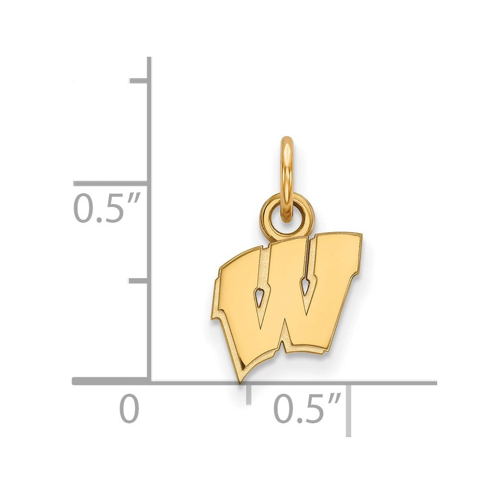 14ky  University of Wisconsin XS Pendant