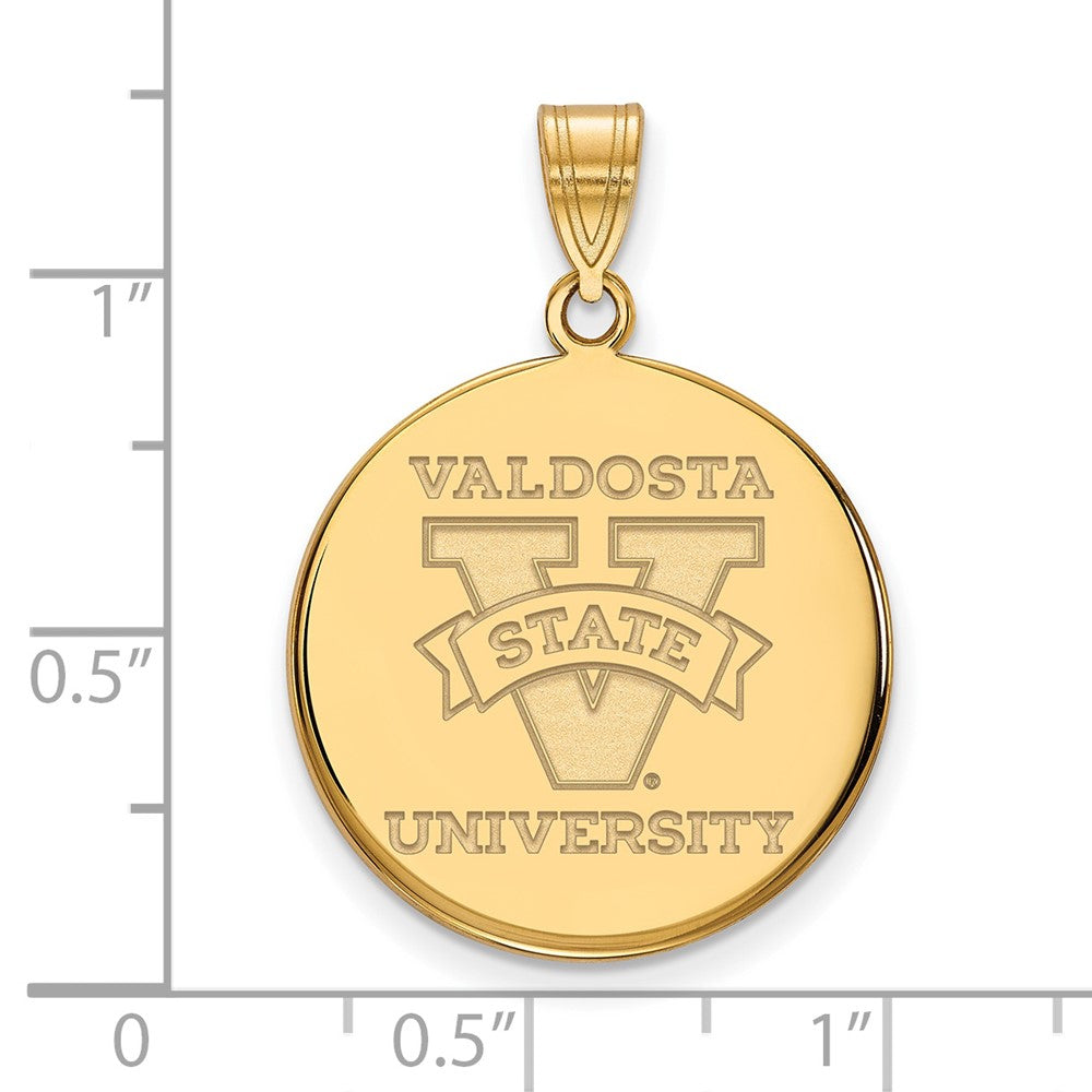 14ky  Valdosta State University Large Disc Pendant