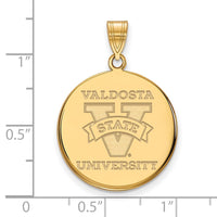 14ky  Valdosta State University Large Disc Pendant