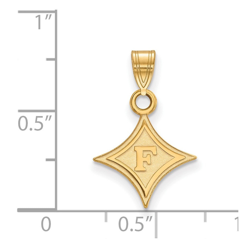 14ky  Furman University Small Pendant