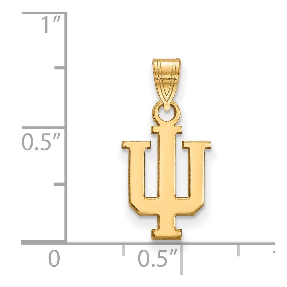 14ky  Indiana University Small Pendant