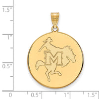 14ky  McNeese State University XL Disc Pendant