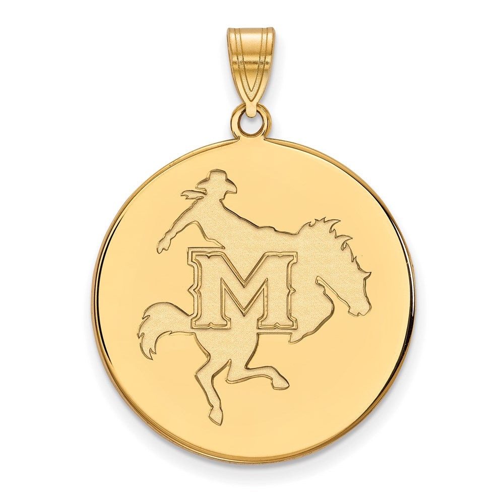 14ky  McNeese State University XL Disc Pendant