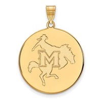 14ky  McNeese State University XL Disc Pendant