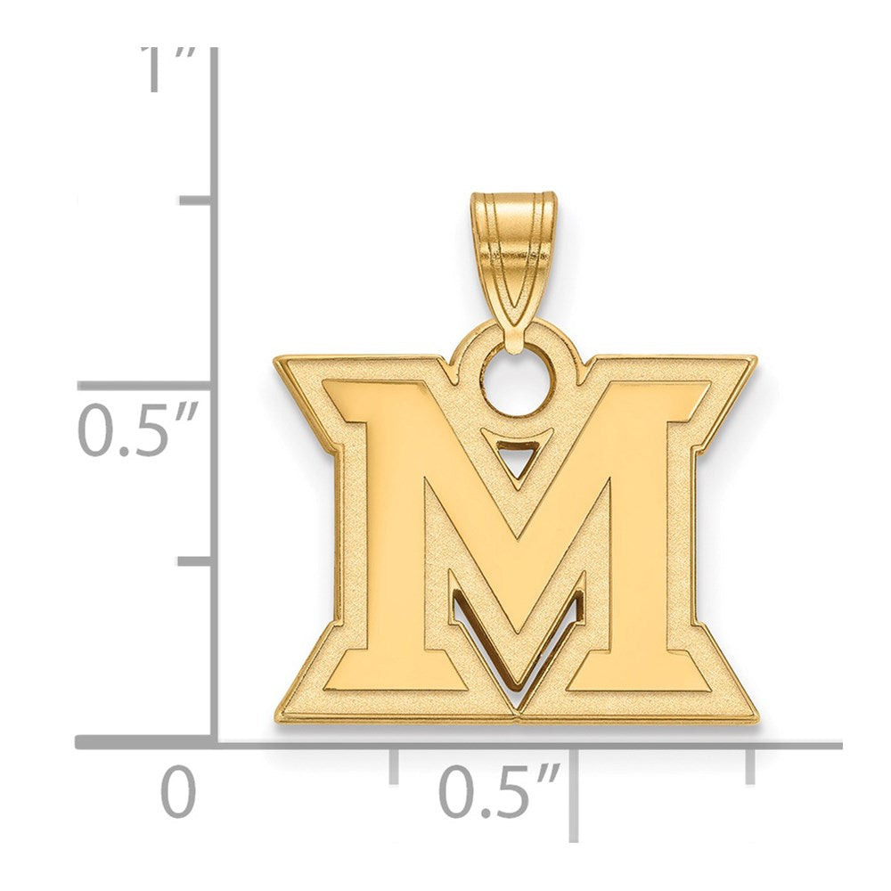 14ky  Miami University Small Pendant