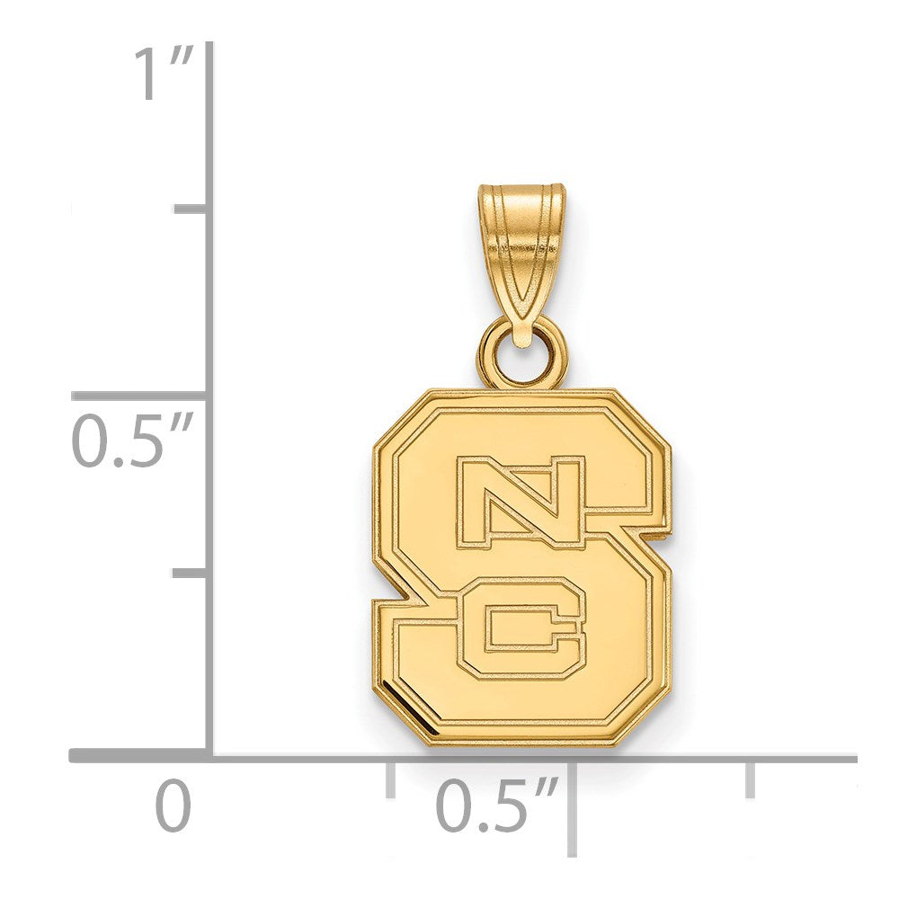 14ky  North Carolina State University Small Pendant