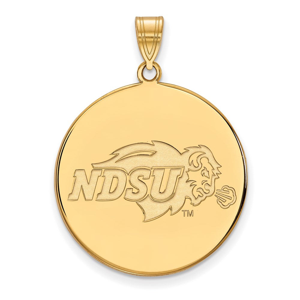 14ky  North Dakota State XL Disc Pendant
