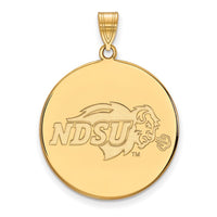 14ky  North Dakota State XL Disc Pendant