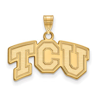 14ky  Texas Christian University Small Pendant