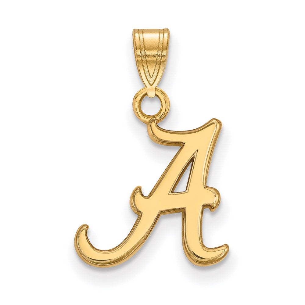14k Gold  University of Alabama Letter A Small Pendant